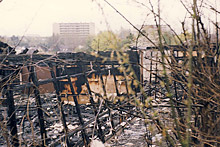 Brand der Grundschule Helfe 1993